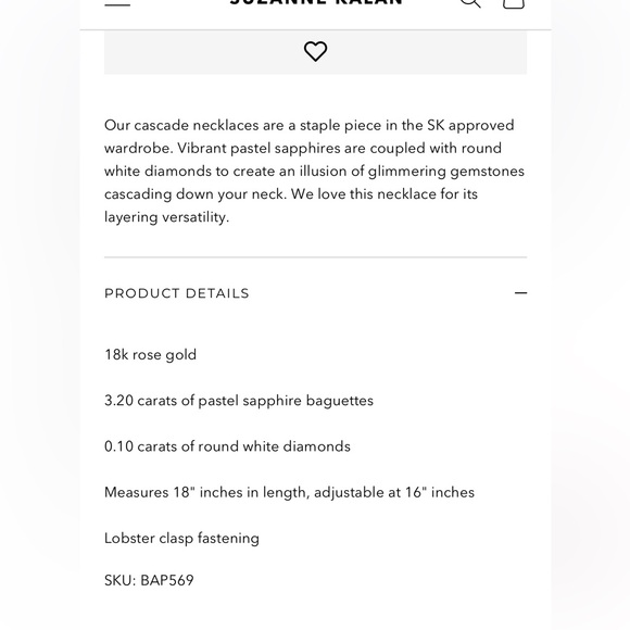 Suzanne Kalan bold pastel sapphire cascade necklace - Picture 5 of 14